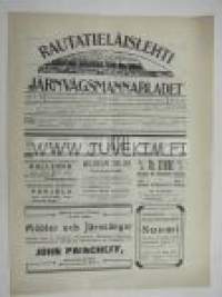 Rautatieläislehti Järnvägsmannabladet 1913 nr 2-3