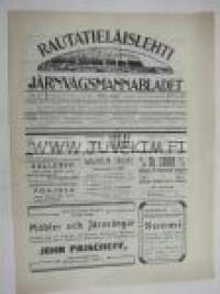 Rautatieläislehti Järnvägsmannabladet 1913 nr 4