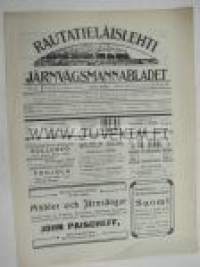 Rautatieläislehti Järnvägsmannabladet 1913 nr 5