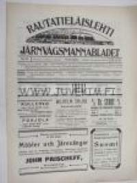Rautatieläislehti Järnvägsmannabladet 1913 nr 11
