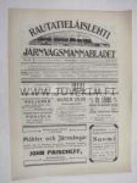 Rautatieläislehti Järnvägsmannabladet 1913 nr 14