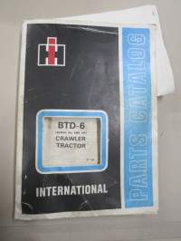 International BTD-6 Crawler Tractor (puskutraktori) Parts Catalogue, Serial nr 2401 up -varaosaluettelo