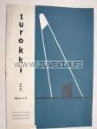 Turokki 1958 nr 1-2 Turun Opettajakorkeakolun Ylioppilaskunnan julkaisu