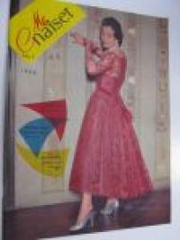 Me Naiset 1956 nr 1, Hillevi Lagerstam, Raahen ensimmäinen nainen: Hanna Tenkanen, Edward Rayn - kenkien Dior, silmät ovat sielun peili ja kehon yleiskunnon