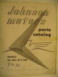 Johnson AD-ADL-10 & 10M 7.5 hp 1956 parts catalog