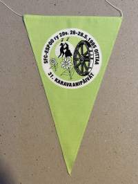 26-28.5 Oittaa Karavaanipäivät -matkailuviiri, isokoko / souvenier pennant