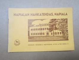 Napialan Nahkatehdas Oy - Hinnasto 1938