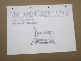 Valtra Jousipuskulevy Varaosaluettelo - Reservdelskatalog