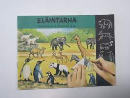 Eläintarha - Tammen siirtokuvakirja 1968 (Rub down instant pictures by Letraset)