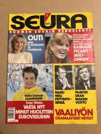 Seura 1988 nr 5, Tarja Ylitalo, Outi Tanhuanpää, Sarah Ferguson, Presidentinvaalit