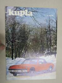 Kupla 1970 nr 1 -Volkswagen asiakaslehti 1. numero, Heinolan koesarja - suomalaisen työn testi, Vähän talviajoa, VW 411 Variant 90, Kisapoluilla, Diagnoosi, ym.