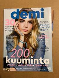 Demi 2015 nr 8, Cara Delevingne, julisteet Avicii, Paper Towns