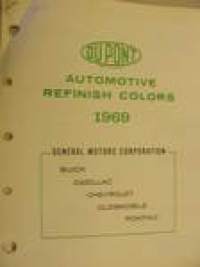 GM Automotive Colors vm. 1969