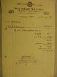 Wilhelm Salinin Nyörinpunomo Oy Helsinki -asiakirja