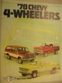 Chevrolet 4-Wheelers vm. 1978 myyntiesite