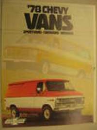 Chevrolet Vans vm. 1978 myyntiesite