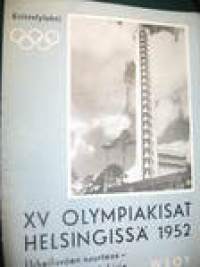 XV Olympiakisat  Helsingissä 1952 Suurteoksen esittelylehti