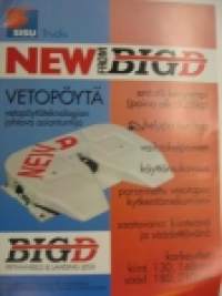 Sisu Big D vetopöytä, tukijalka -myyntiesite