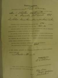 Huonekalujen osamaksu / vuokrasopimus 1931 Helga Laine
