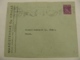Makeistehdas Oy Hellas 1.7.1930 -kirjekuori 