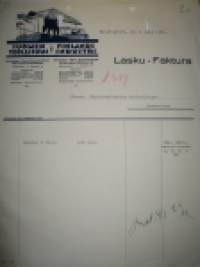 Suomen teollisuusliiton äänenkannattaja, Helsinki 1.7 1925 asiakirja