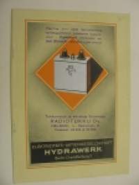 Hydrawerk - Statische Kondensatoren -kondensaattoriluettelo