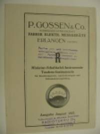 P. Gossen & Co Instrumente -myyntiesite