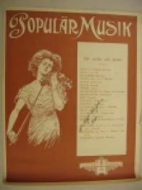Populär Musik för violin och piano -nuotit
