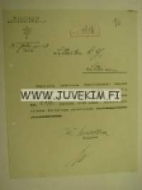 Helsingin Keskusvankila 14.12.1929 -asiakirja