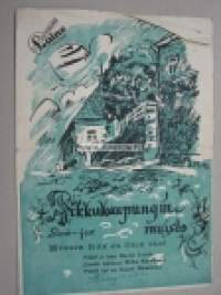 Pikkukaupungin muisto -nuotit