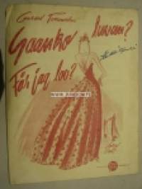 Saanko luvan? Gerard Tersmeden -nuotit 