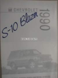 Chevrolet S-10 Blazer 1990 -myyntiesite