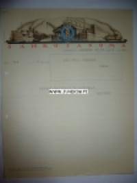 Arkkitehti Stenfors Vaasa 26.10.1936 -sähkösanoma