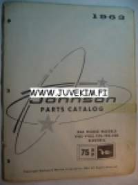 Johnson 1963 Sea horse models V4S-V4SL-15S-15C-15R electric -parts catalog