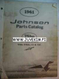 Johnson 1961 Sea horse models V4A-V4AL-13 & 13C -parts catalog
