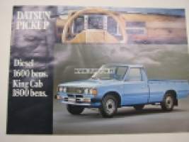 Datsun Pickup Diesel, 1600 bens, King Cab 1800 bens 1982 -myyntiesite