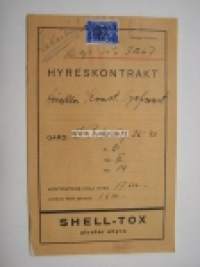 Hyreskontrakt 1942 -Iso-Roobertinkatu 36-40 B 14