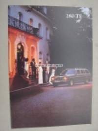 Mercedes-Benz 280 TE -myyntiesite englanniksi / brochure in english