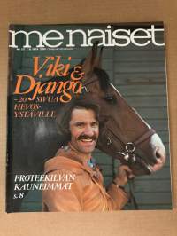 Me Naiset 1974 nr 23, 7.6.1974, Vuokko Laakso sisustusarkkitehti, 
Per Olof Siren, 20 sivua hevosystäville, ystävällinen saaristotie