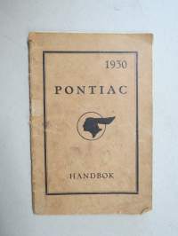 Pontiac 1930 Handbok -käyttöohjekirja, ruotsinkielinen