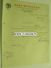 Puku-Keskus O.Y, Viipuri 16.5.1933 -asiakirja