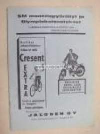 SM maantiepyöräilyt ja Olympiakatsastukset Lahdessa 1964 -käsiohjelma