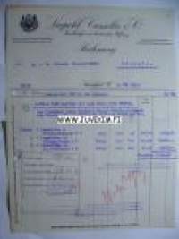 Leopold Cassella & Co Frankfurt 3.5.1922 -asiakirja