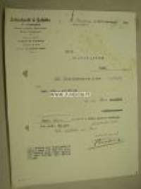 Schuchard & Schütte St. Petersburg 5. / 18. 12.1912 -asiakirja