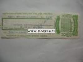 Kauppatorin Apteekki Turku 1963 -signatuuri