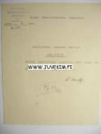 Kuopion Lääninvankilan johtaja Kuopio 21.4.1923 -asiakirja