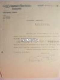 Wilh. Schauman'in Faneritehdas Osakeyhtiö Jyväskylä 16.6.1927