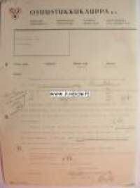 Osuustukkukauppa R.L Helsinki 22.3.1933