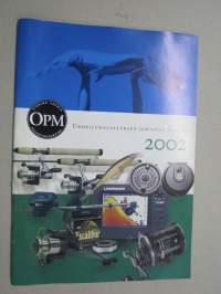 OPM Kalastustarvike 2002 -tuoteluettelo