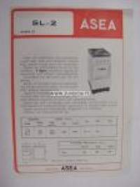 Asea SL-2 sähköhella -esite